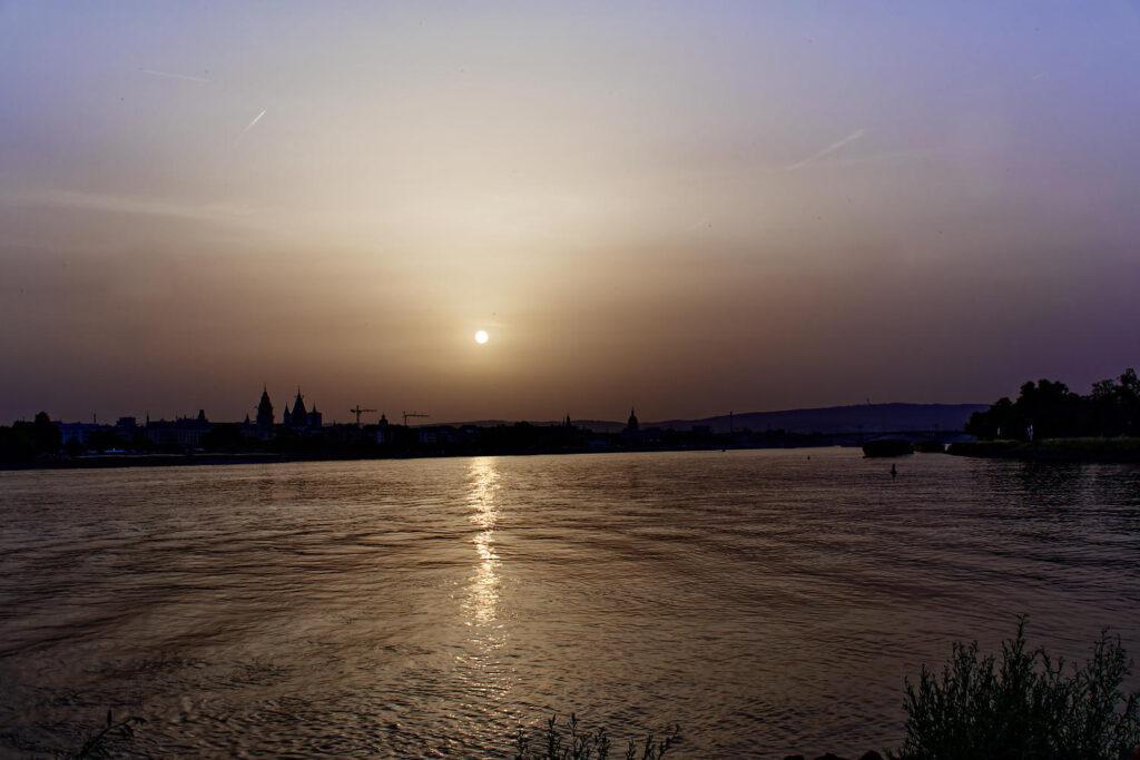 Sonnenuntergang Rhein
